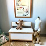 Vintage storage bench