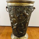 Copper umbrella door pushed back