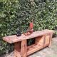 Workshop workbench L261xD50xH80,5cm old beech