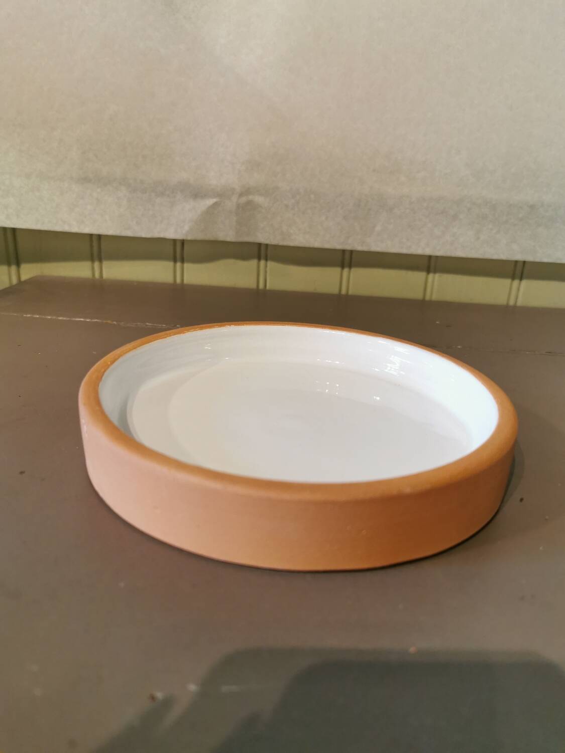 Series of 3 artisanal terracotta dishes