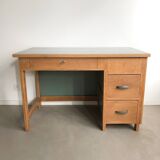 1950s oak desk