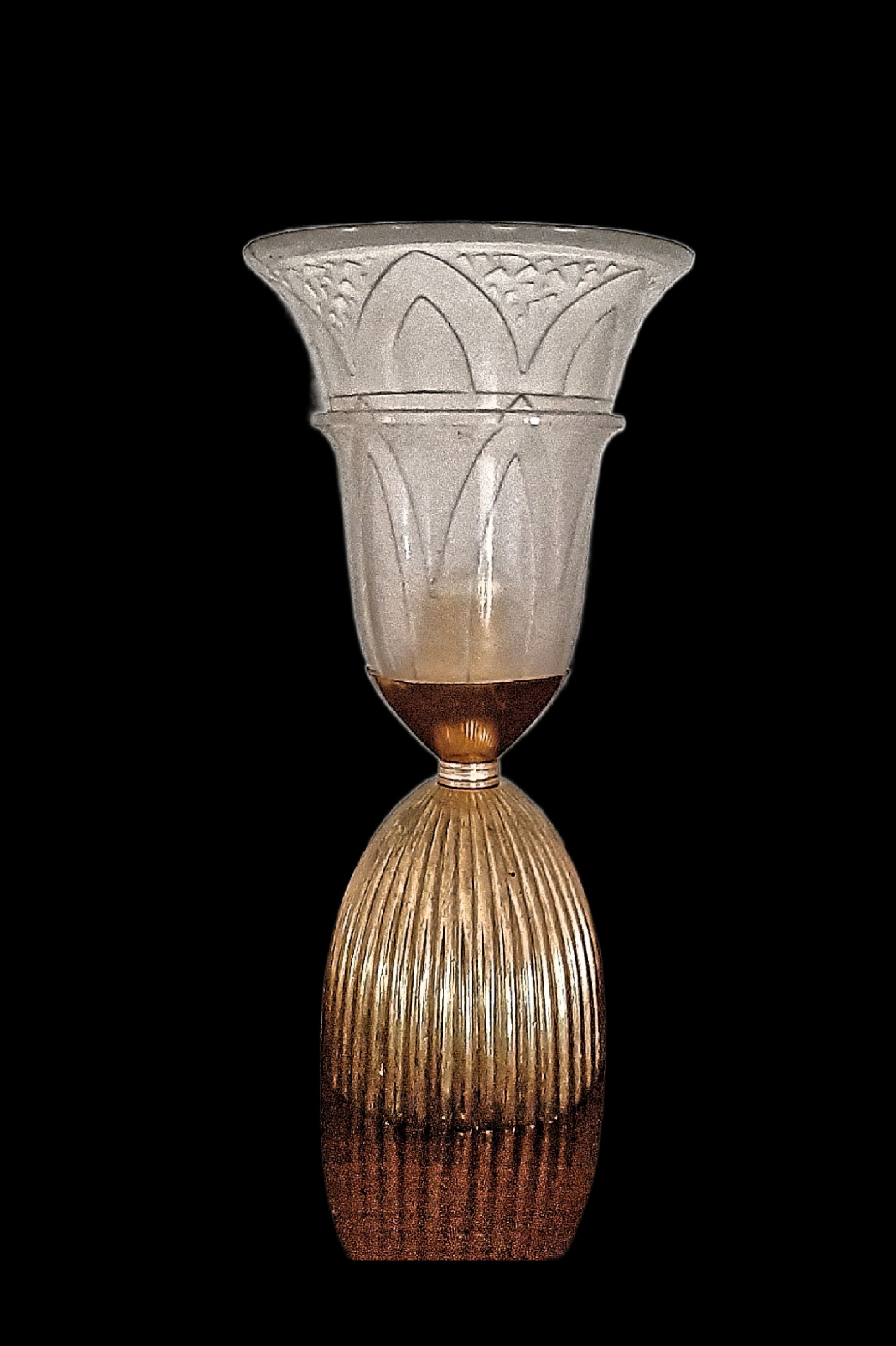 Paire de lampes d'époque Art Deco