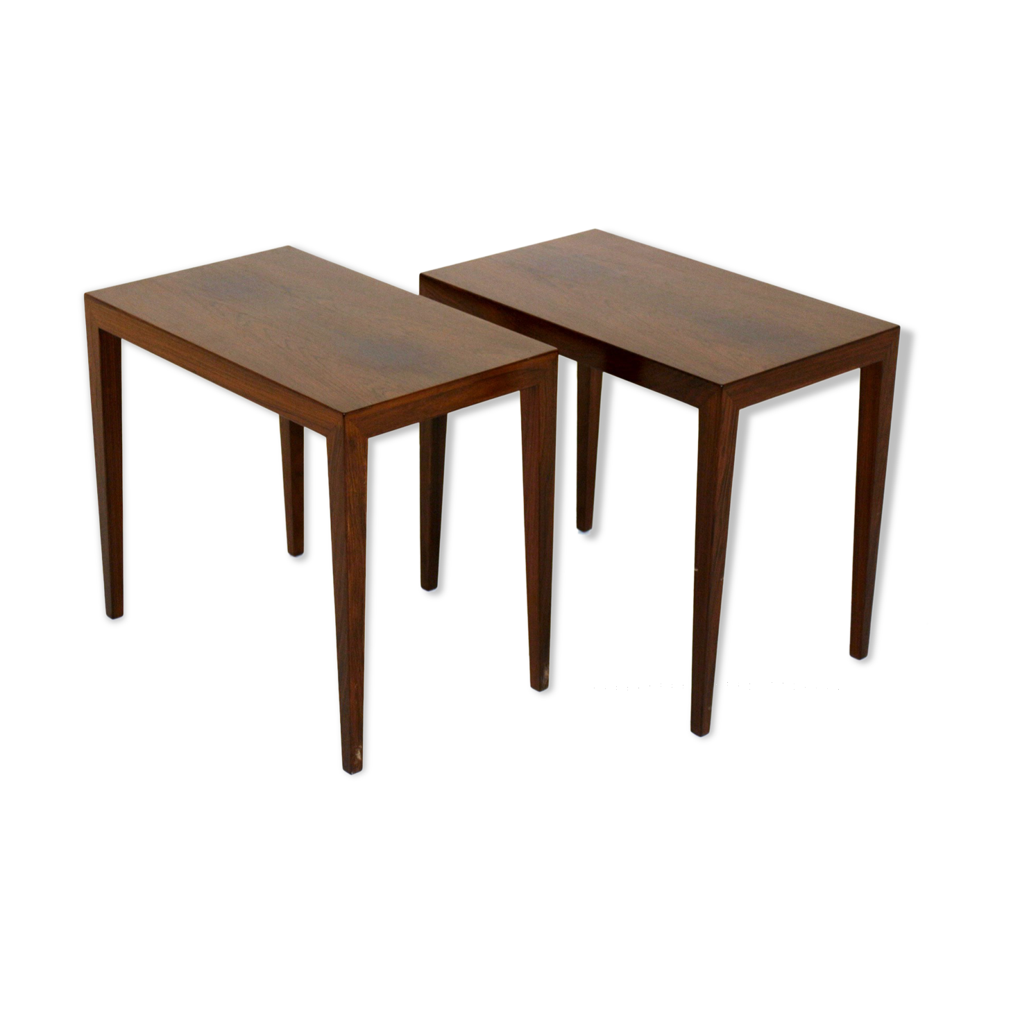 Pair of rosewood bedsides,Severin Hansen, Denmark, 1960