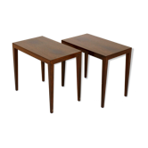 Pair of rosewood bedsides,Severin Hansen, Denmark, 1960