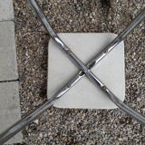 Vintage stool chrome legs