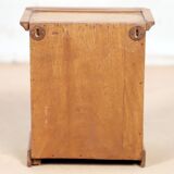 Wall display case - old Burmese teak clock box