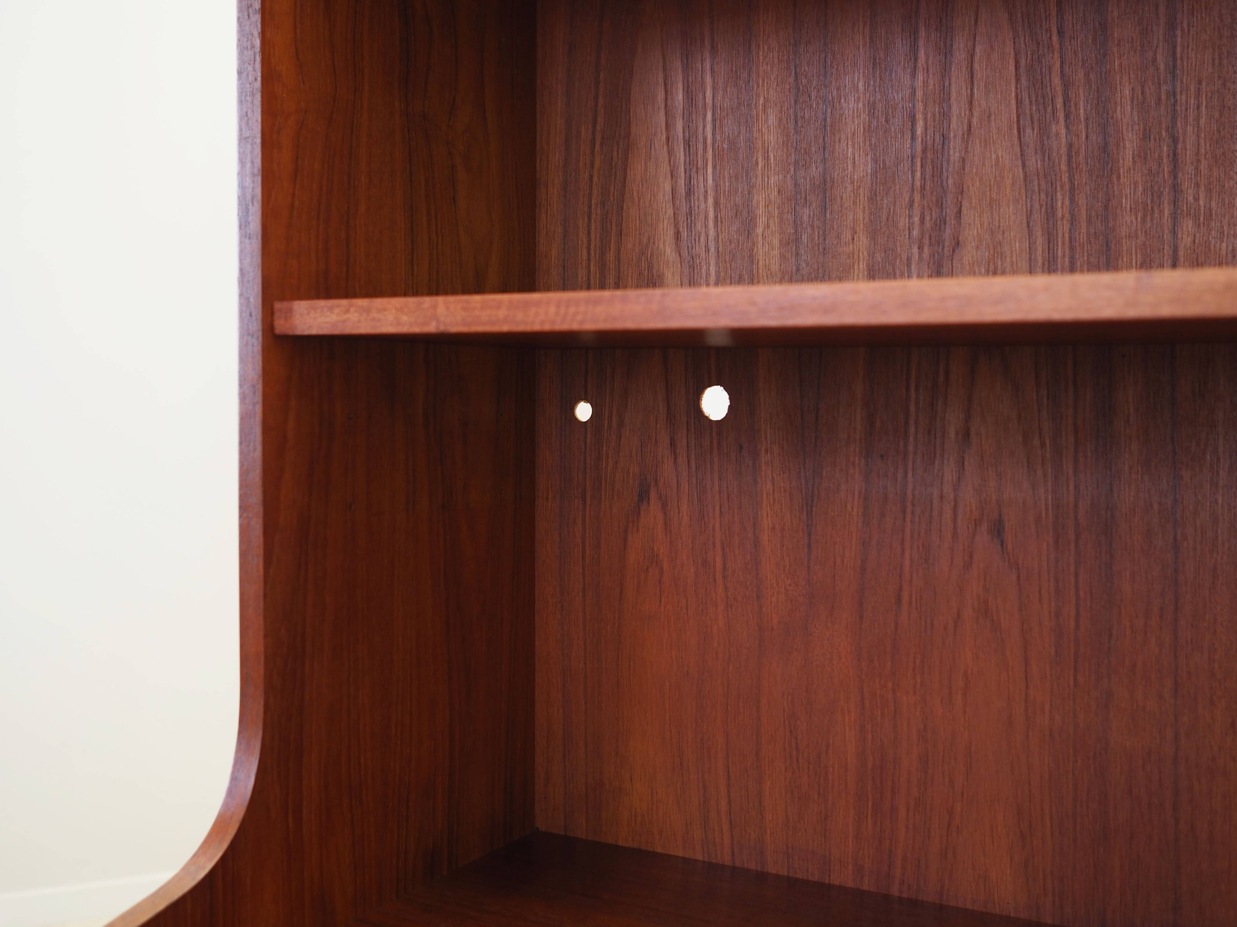 Teak bookcase, Danish design, 1970s, production: Denmark