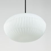 Suspension en verre Oopaline par Napako années 60