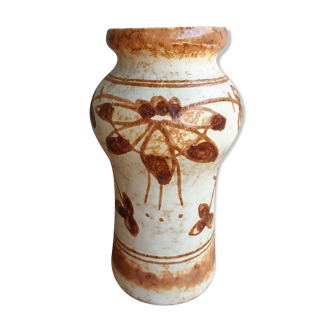 Vintage ceramic vase Strehla 1950s 1960s