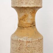 Floor lamp with a ceramic base