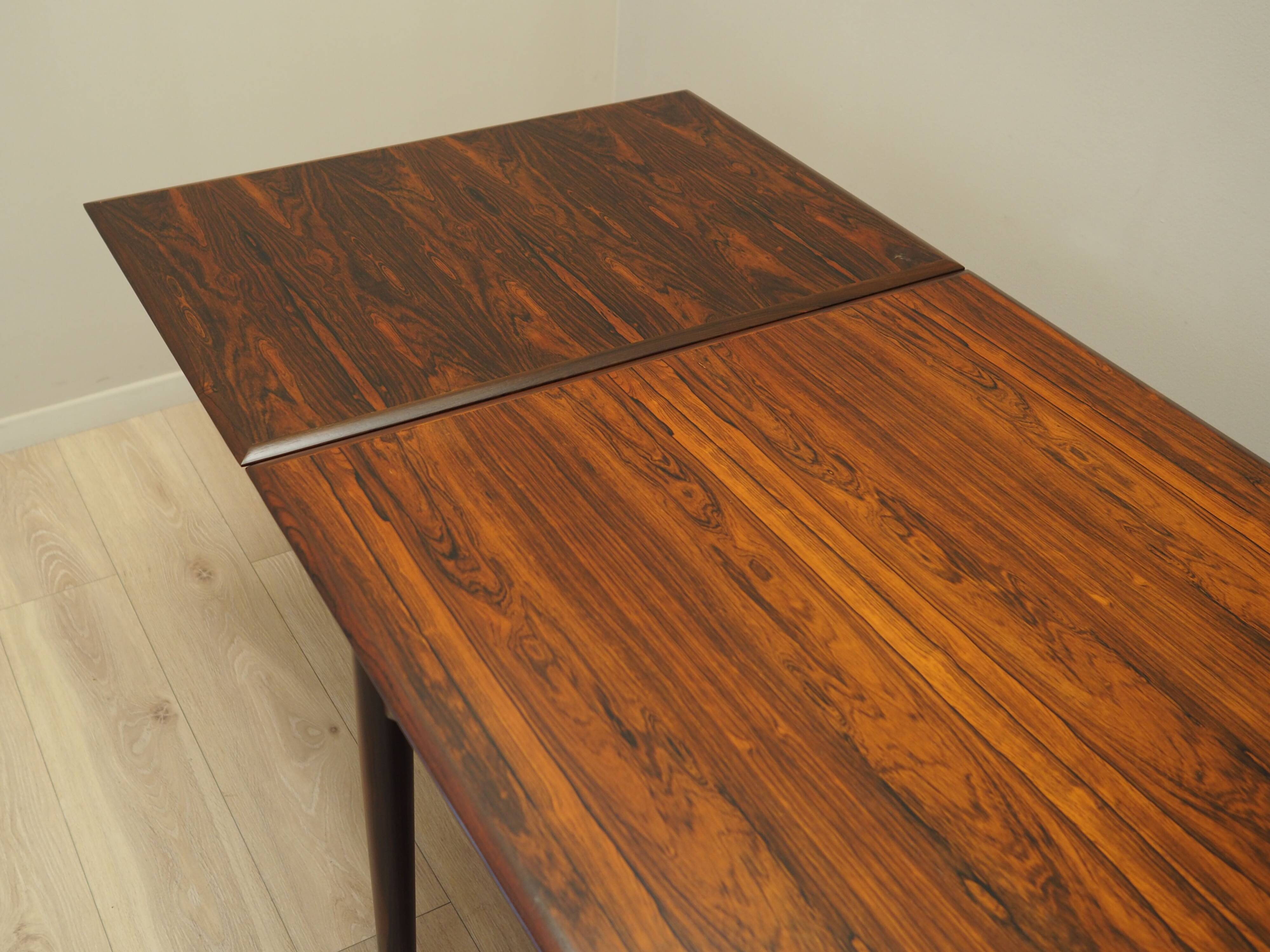 Rosewood table, Danish design, 1970s, production: Denmark