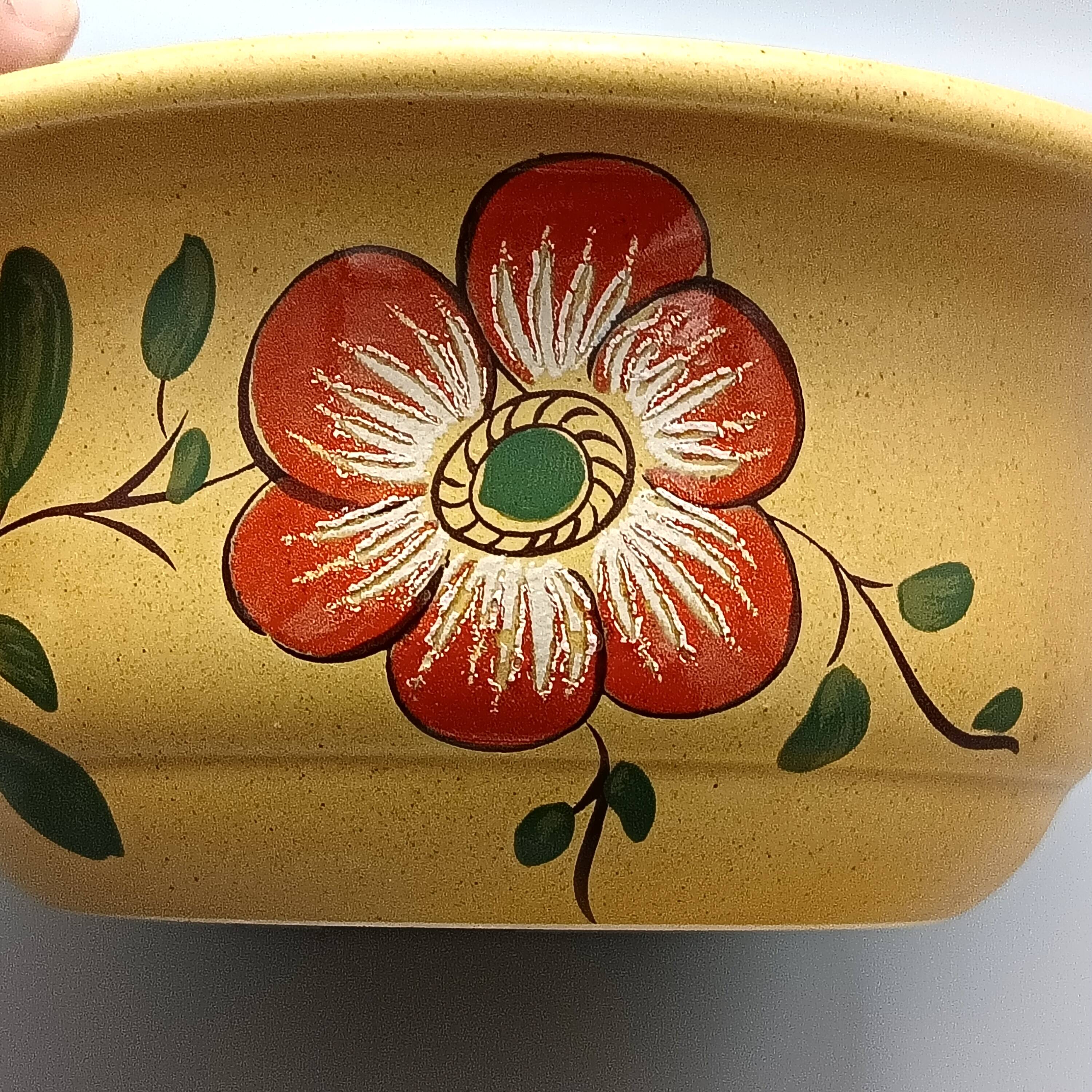 Vintage k&g luneville french ceramic soup tureen