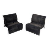Pair of Lounge Chairs by Vittorio Introini for Saporiti, 1960s