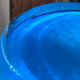 Large multi-layer glass handkerchief vase
