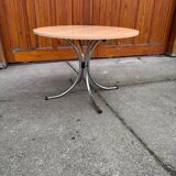 Italian round Effezeta dining table with chairs, 1990s, set of 5