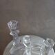 Crystal candle holder