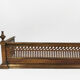 Foyer bar for gilded bronze fireplace, Empire era. 19th century.