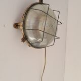 Cast iron porthole wall lamp by TH
