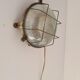 Cast iron porthole wall lamp by TH