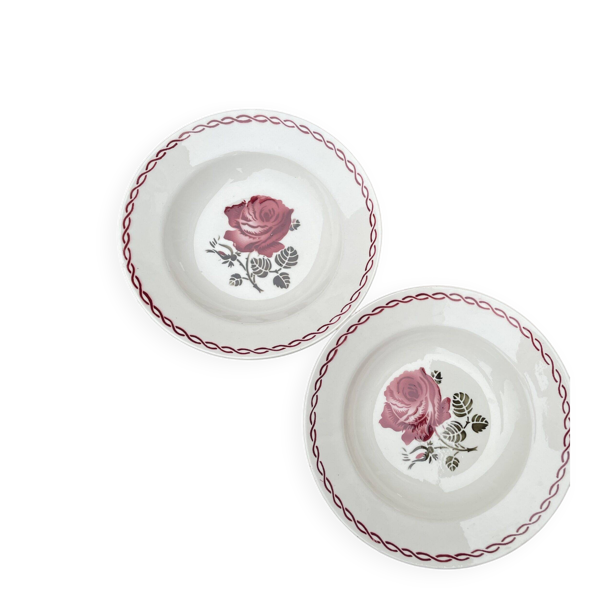 2 assiettes Badonvillers