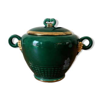 Saint Clément porcelain sugar bowl