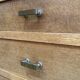 Commode bois brut et lin