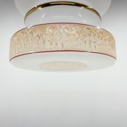 Mid-century glass pendant, 1980's, czechoslovakia
