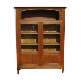 Art Deco oak library