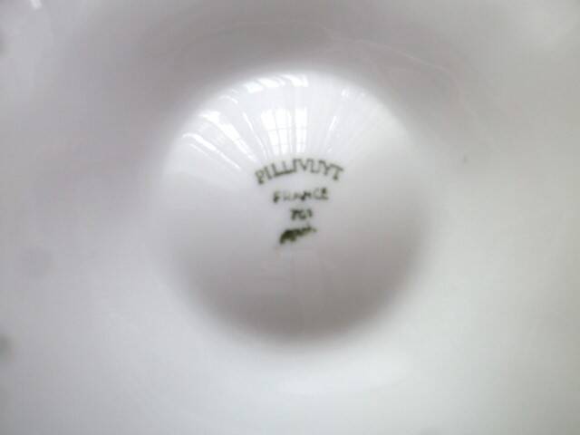 6 Oyster plates Porcelain Pillivuyt