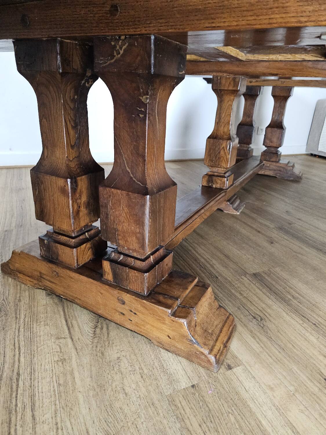 Monastery table with character in solid oak