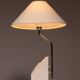 Marble and steel table lamp from Bergboms Scanlicht, 1970s, Sweden