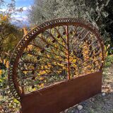 Rattan headboard
