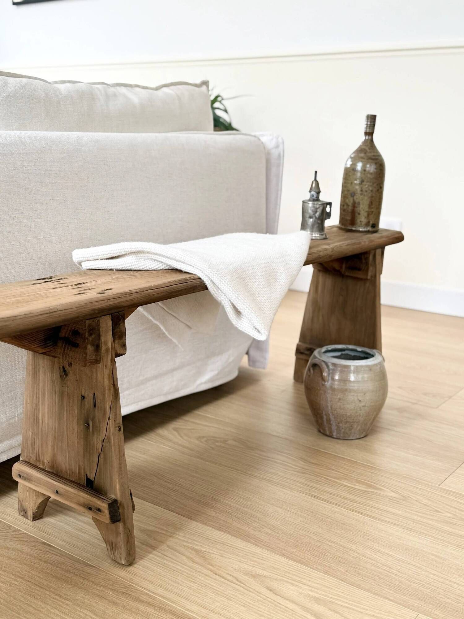 Renovated farm bench