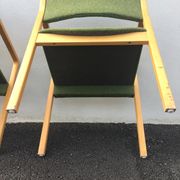 Curved wooden chairs by Wilhelm Ritz for Wilkhahn 1960/1970 - Set of 2