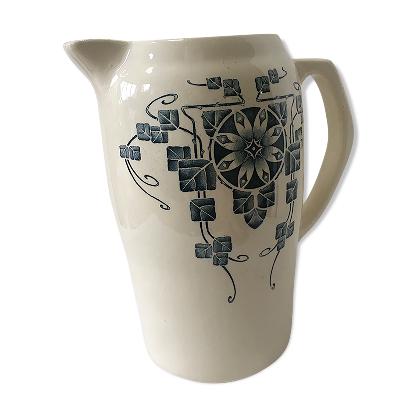 Carafe Old pitcher ceramic Iron Earth of Longchamp