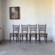 Set of 4 Fischel cane bistro chairs n019