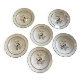 6 Gien Tokyo dinner plates