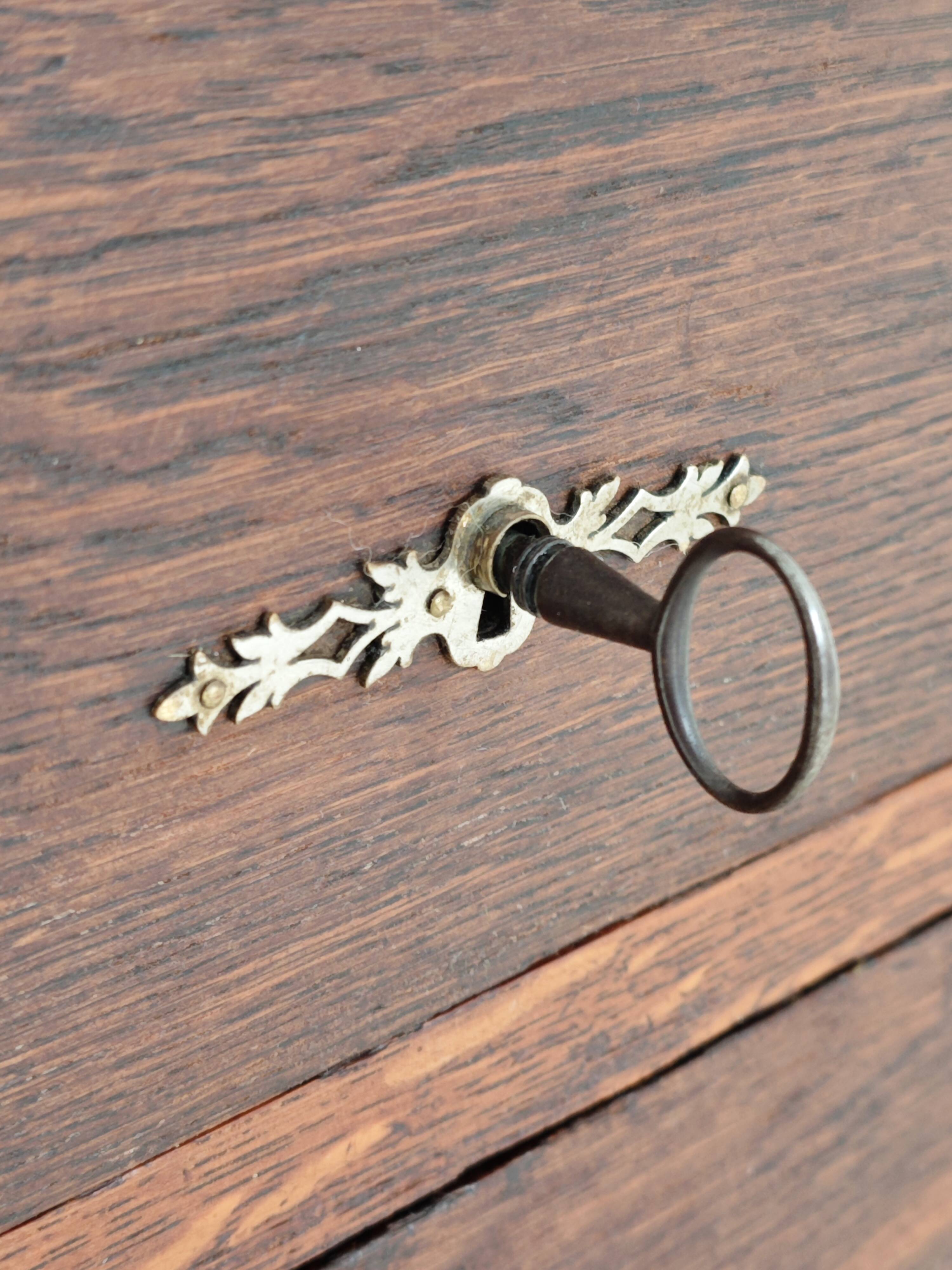 Small wooden sideboard storage unit 1950