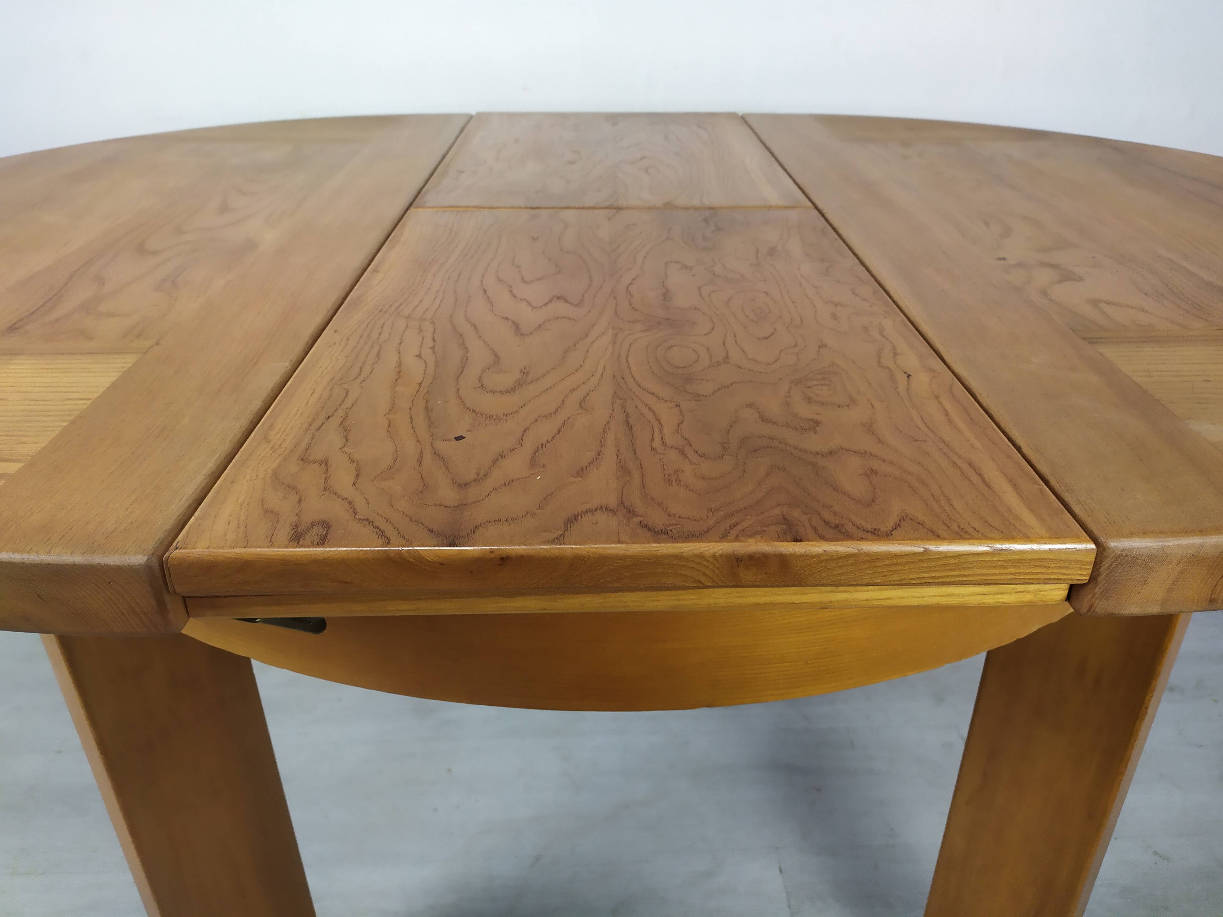 Renewed elm round table