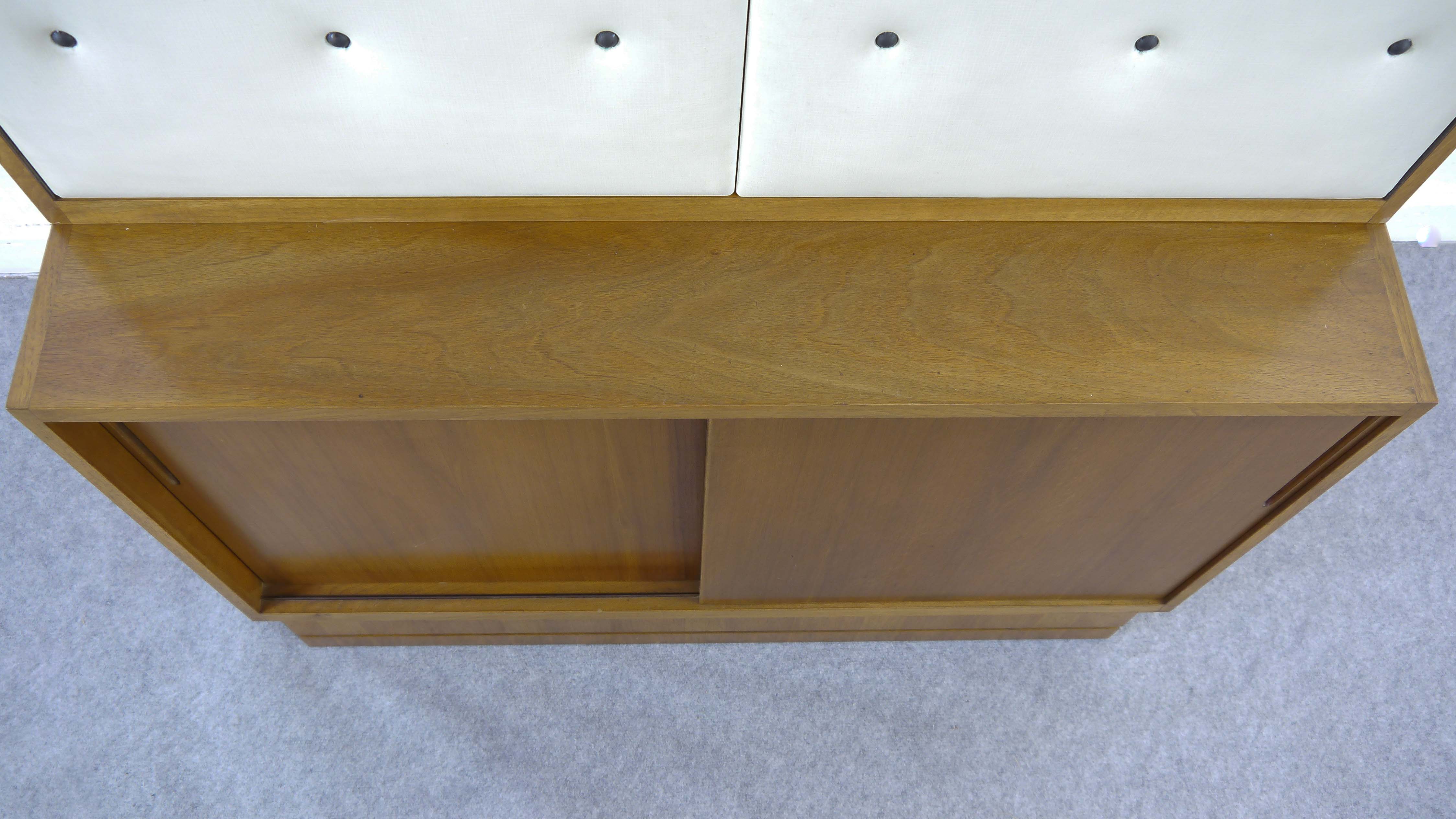 Sideboard-Highboard with Bar by Franz Ehrlich for DW Hellerau, Bauhaus