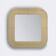 Beige Plastic Mirror by Kartell, Anna Castelli design, Italy 1960s