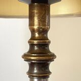 70s Steel and Brass LAMP