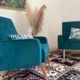 Duo of armchair back-of-year 50/60, restored