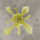 Vintage yellow Corolle table lamp