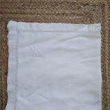 Taie d'oreiller ancienne brodée monogramme MB