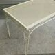 Mid century metal table in the style of mategot