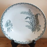 3 plates caps in Terre de Fer Saint Amand service Lily of the valley