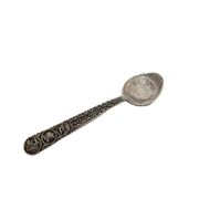 Cuillère à sel en argent, Mexique, années 1950