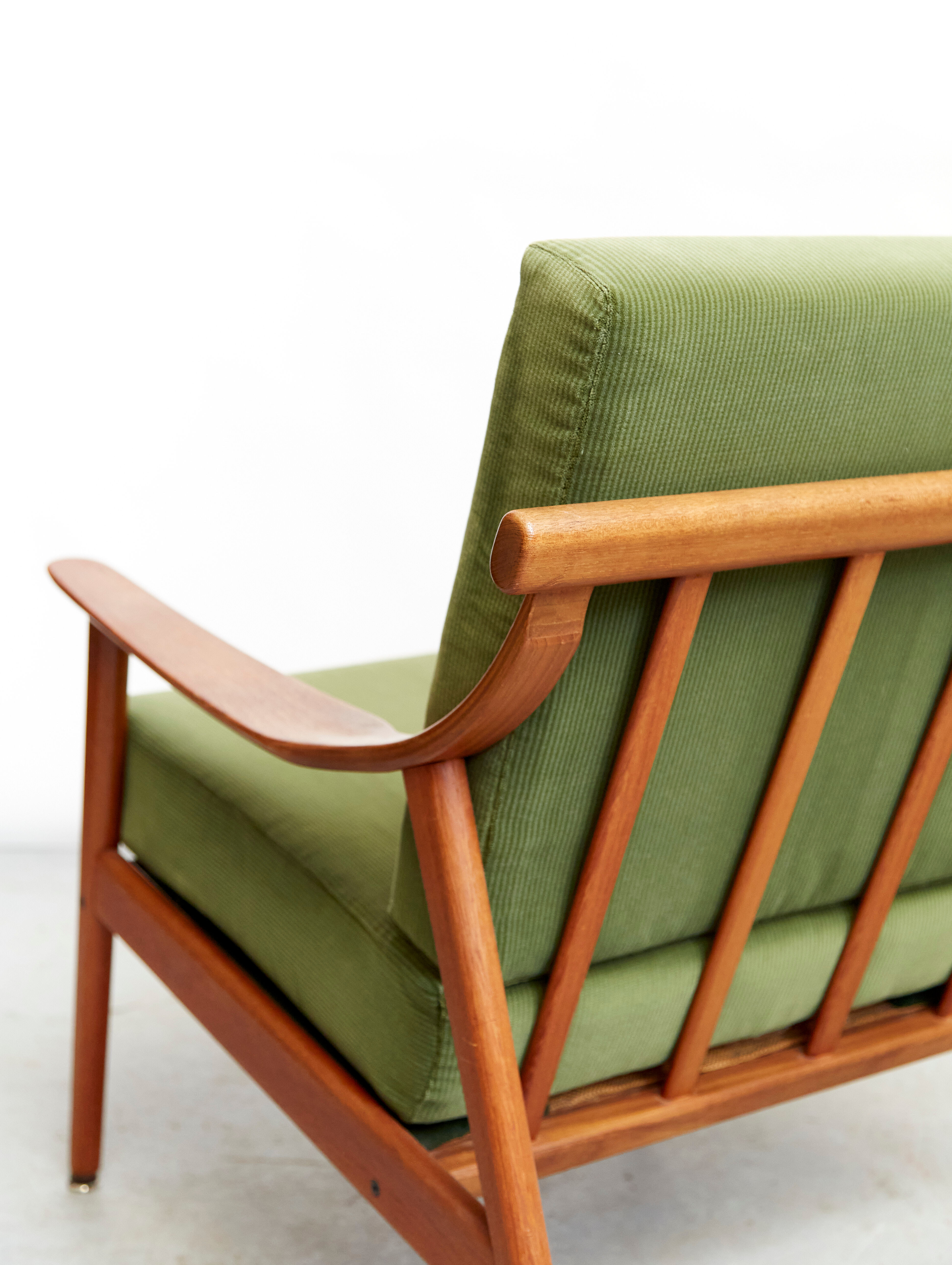Arne Hovmand Olsen Teak Easy Chair MK 119 for Mogens Kold