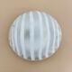 Peil & Putzler glass flush mount / wall lamp 'zebra', 1970s Germany